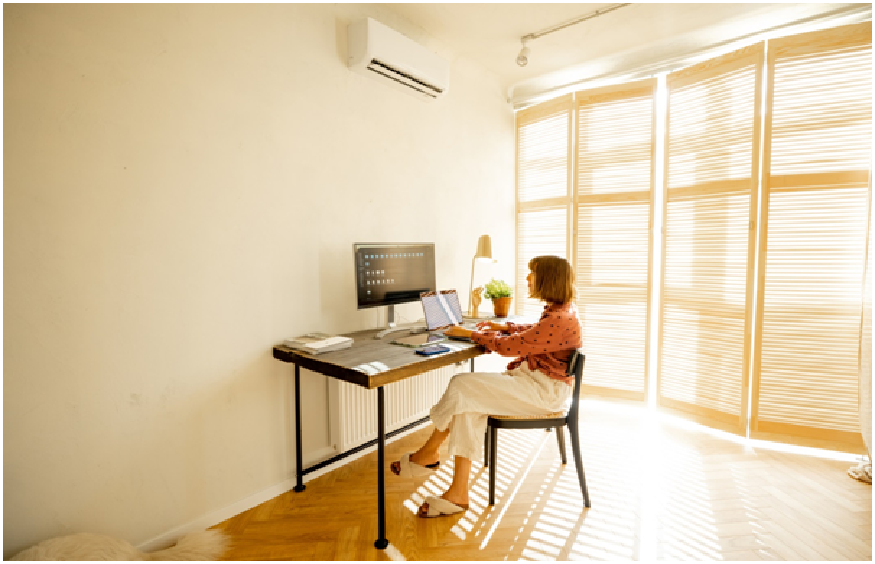 Air-Conditioned Home Office